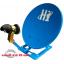 หน้าจานดาวเทียม HI SAT 35 ซ.ม.(รุ่นประหยัด)+LNB+สาย 10 ม. ราคา 450 บาท