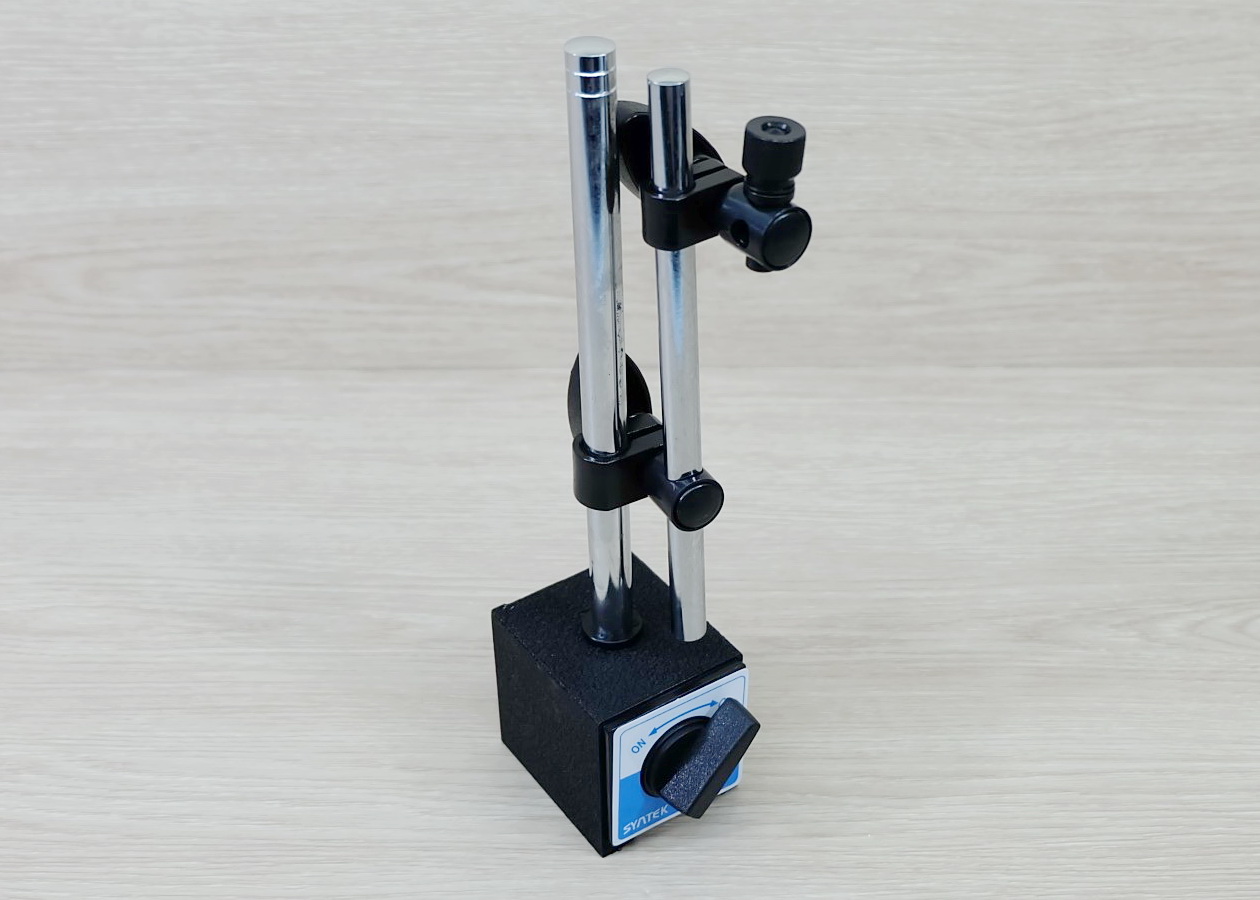 Syntek, Standard Double Rod Adjustable - Magnetic Base Stand Holder 80kg Suction