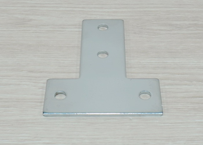 T-Shaped Steel Joint Plate 4-Hole สำหรับ Series 40 Alu-Profile