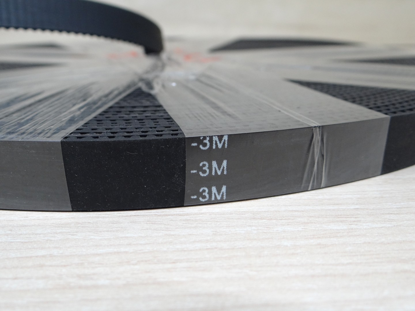 HTD-3M Width 15mm Rubber Open Timing Belt (สานแถบเส้นไฟเบอร์กลาส ราคา/1เมตร)