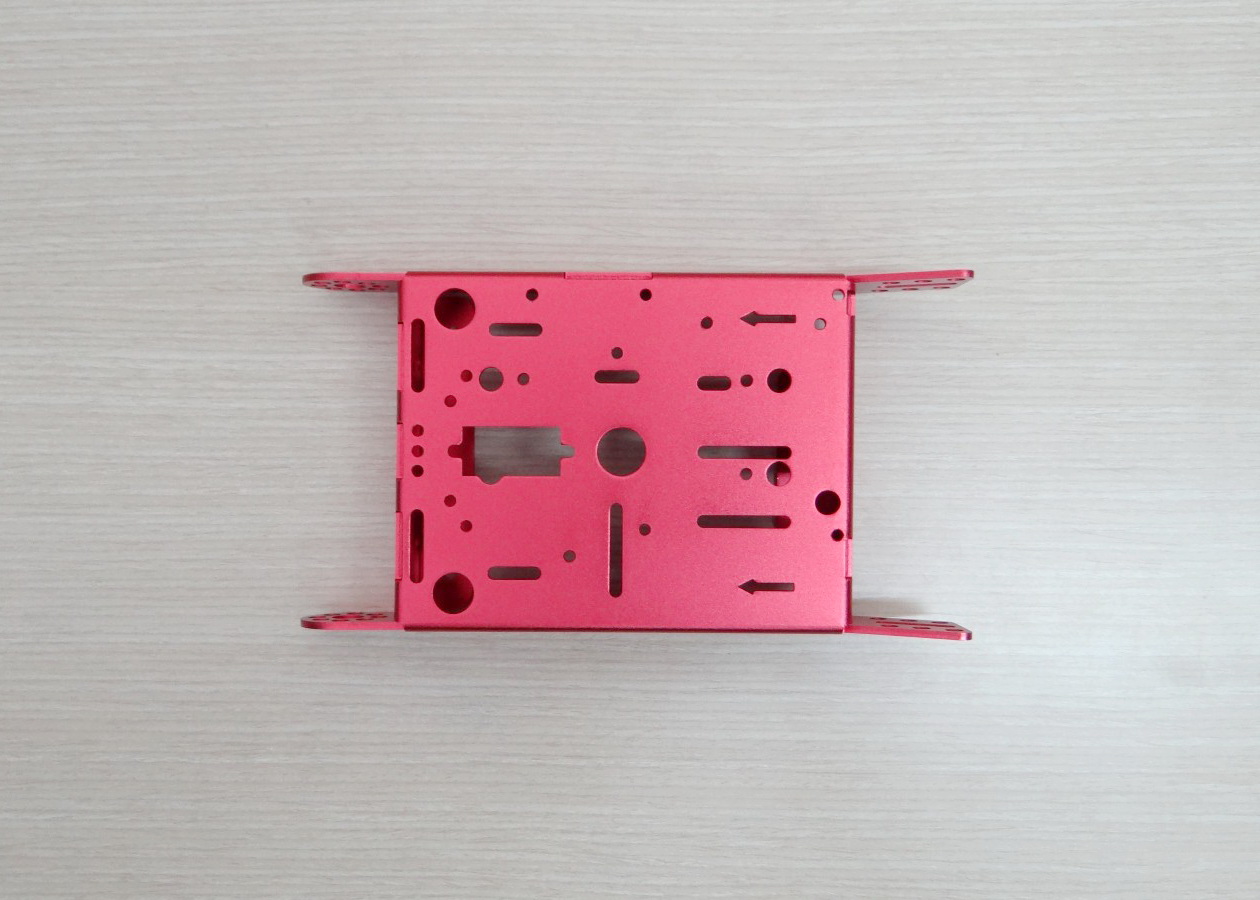Aluminum Robot Chasis DIY (Red)