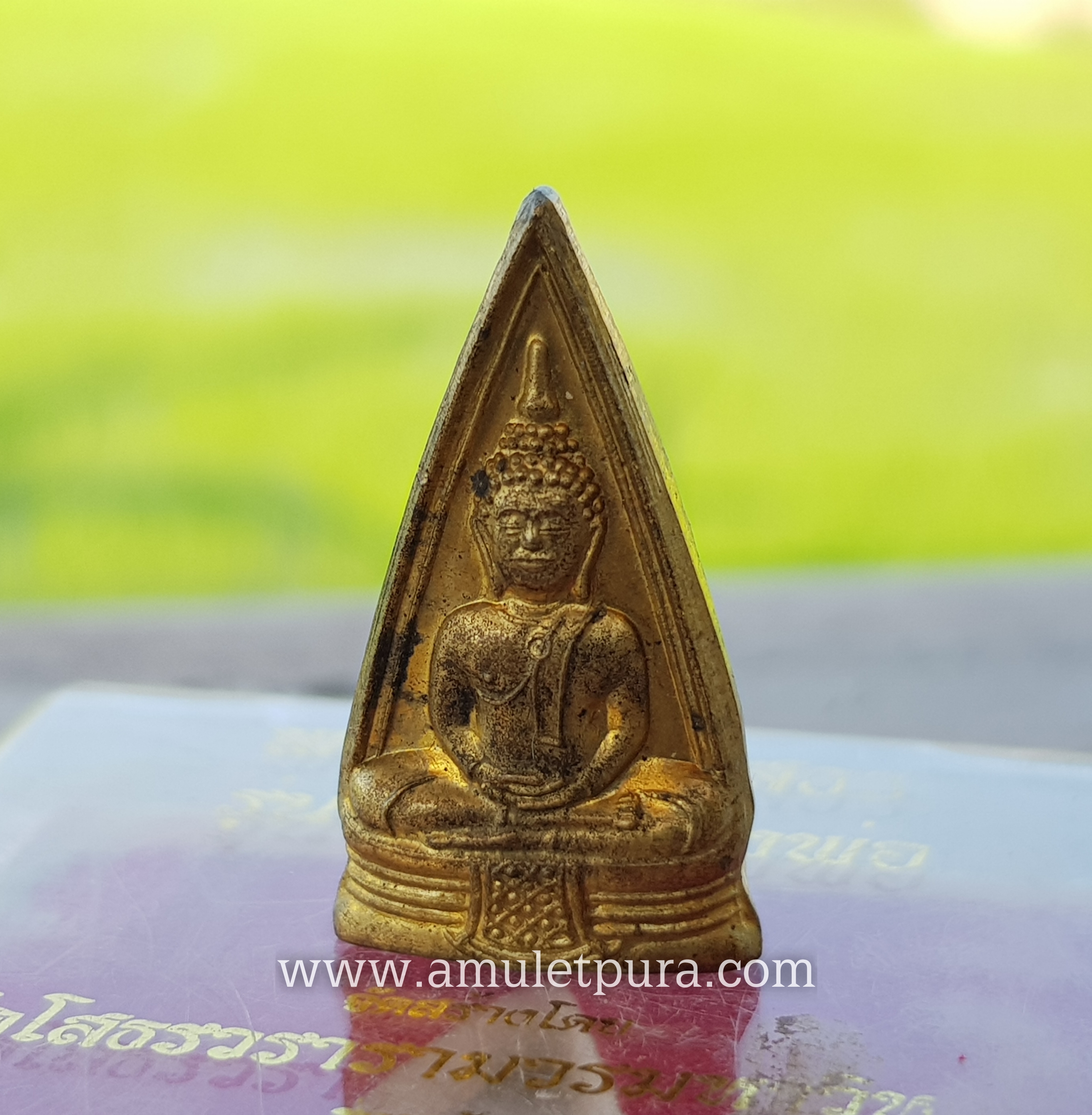 พระพุทธโสธร รุ่นพรหลวงพ่อ(พิมพ์สองหน้า)ปี51 วัดโสธรวรารามวรวิหาร จ.ฉะเชิงเทรา(โค้ด อุดผงใต้ฐาน หมายเลข12965)