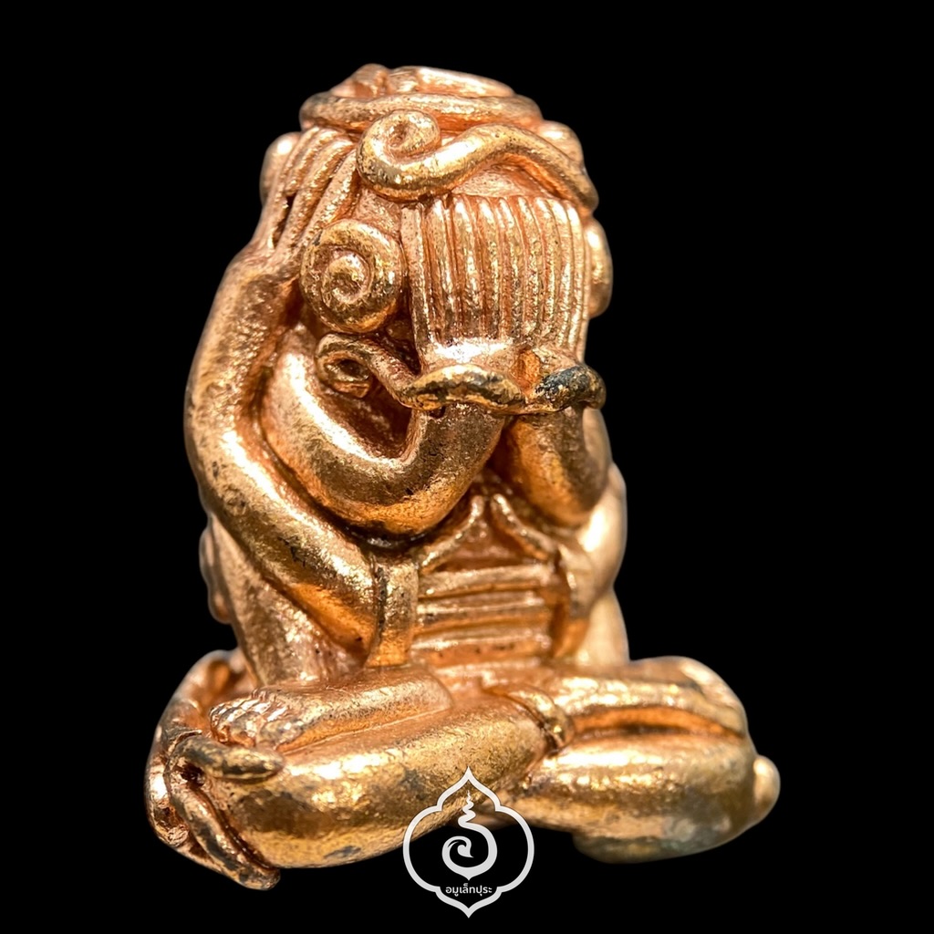 พระปิดตายันต์ยุ่ง แร่เศรษฐี (เนื้อทองแดงเถื่อนผสมแร่บางม่วง) ปี55 หลวงปู่ทองย้อย วัดอัมพวัน จ.นนทบุรี