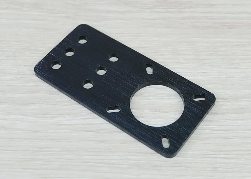 Motor Mount Plate - NEMA 17 Stepper Motor (Black)