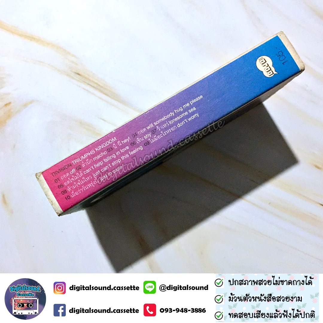 เทปเพลง เทปคาสเซ็ท ไทรอัมพ์ส คิงดอม Triumphs Kingdom อัลบั้ม TK Vision