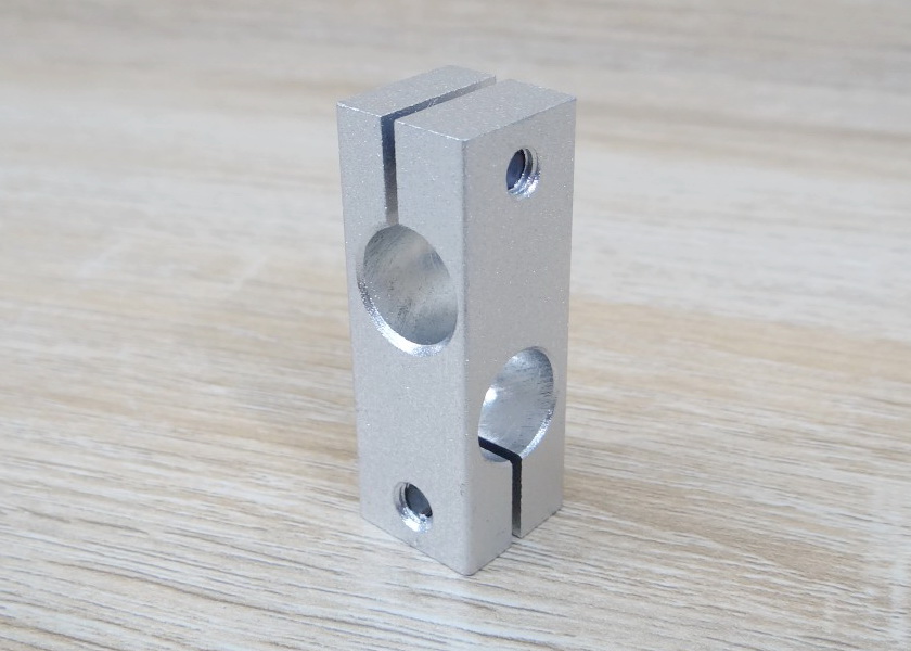 12mm x 12mm Holes Cross Shaft Support Aluminum Alloy