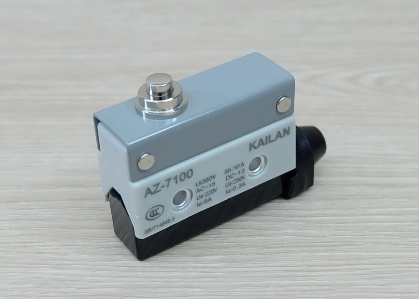AZ-7100 Waterproof Micro Limit Switch - Push Button (Silver Contact)