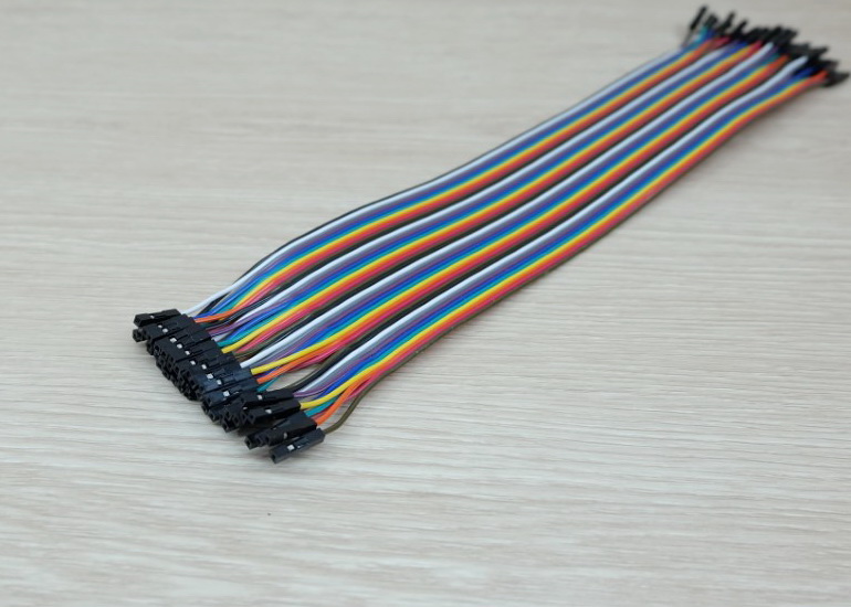30cm Cable jumper 40P Female-Female (เมีย-เมีย)