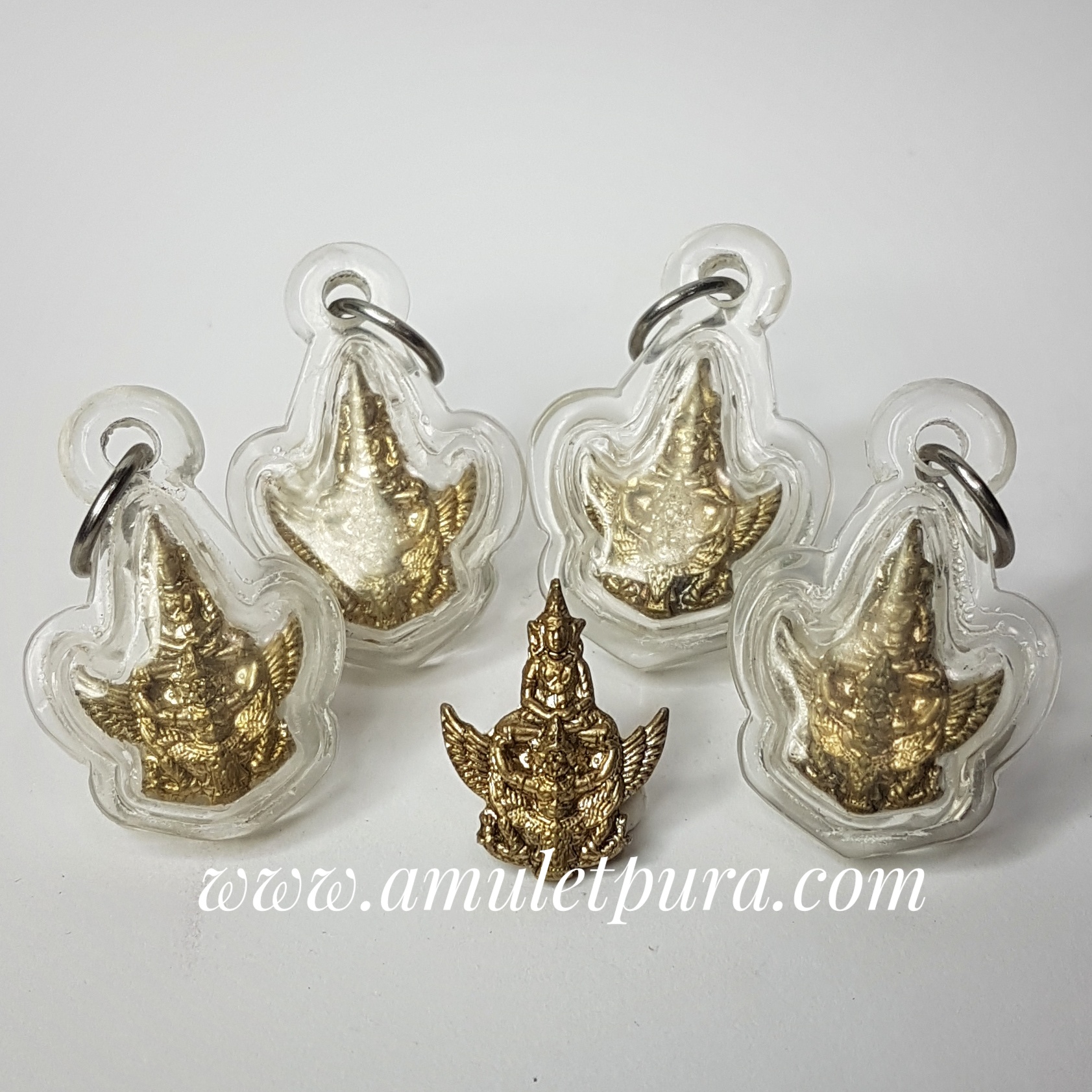 ปรกพระนารายณ์ทรงครุฑ (อัลปาก้า) รุ่นสร้างโบสถ์ กฐินปี51 หลวงปู่กาหลง วัดเขาแหลม จ.สระแก้ว (มีโค้ด หมายเลข 7316)