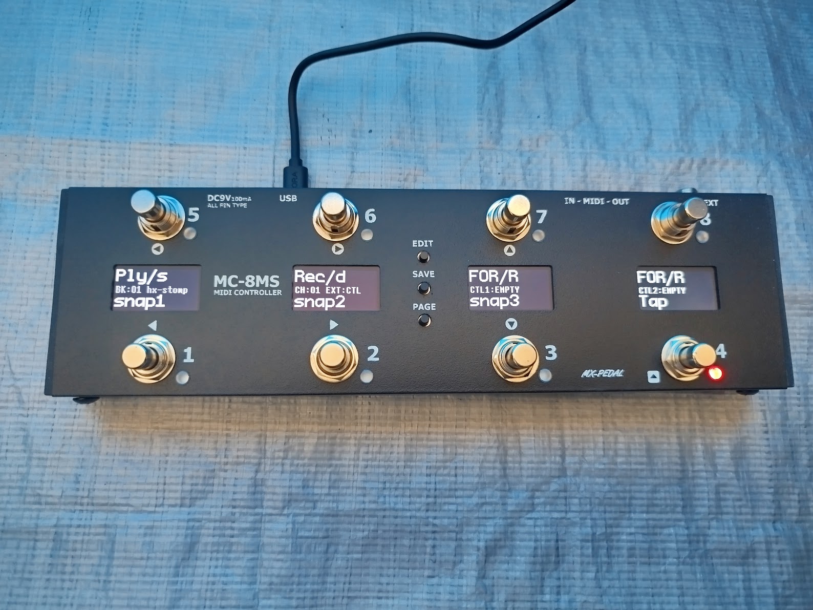 MC-8MS MIDI CONTROLLER