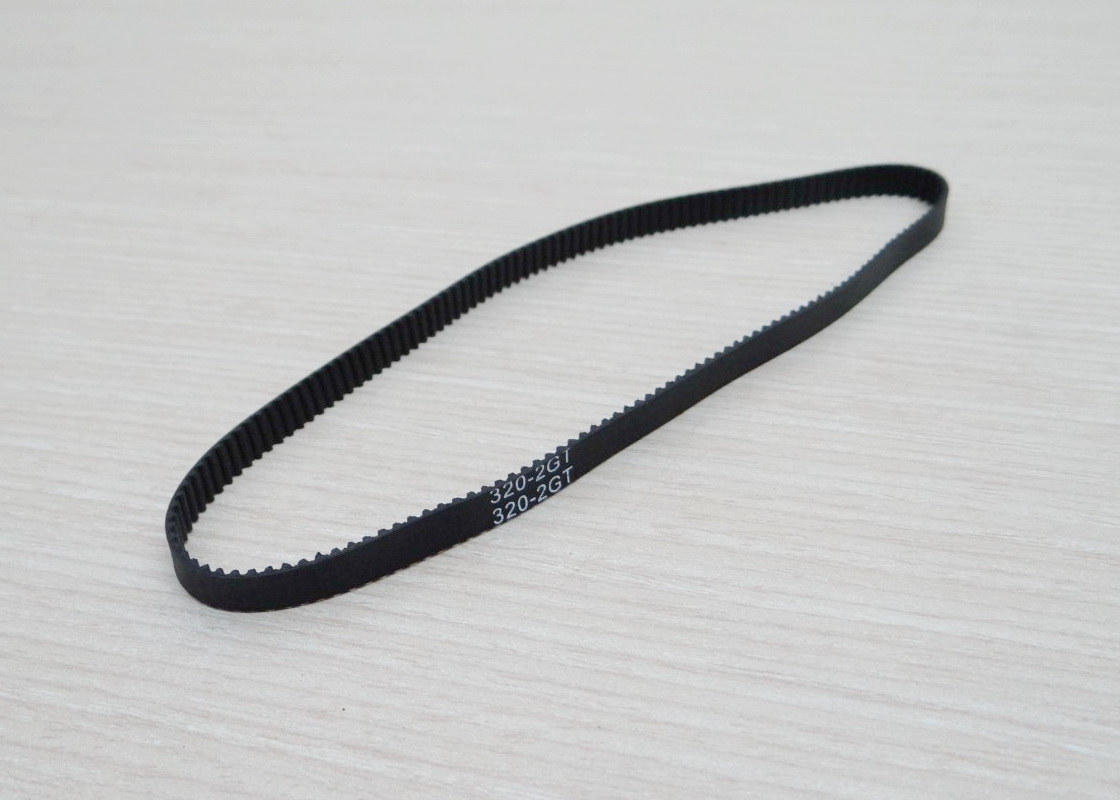 Belt closed loop rubber 320-2GT-6 (Closed-loop length 320mm, GT2 timing belt, width 6mm)