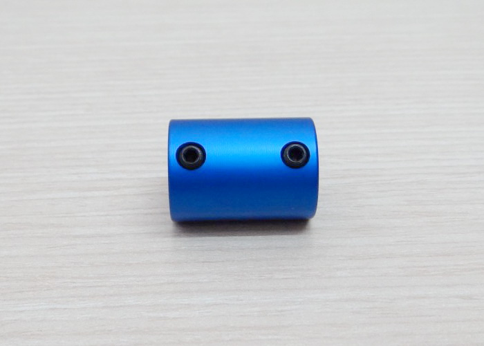 10 x 10 mm Rigid Top Wire Coupling D18 L25 mm (สีน้ำเงิน)