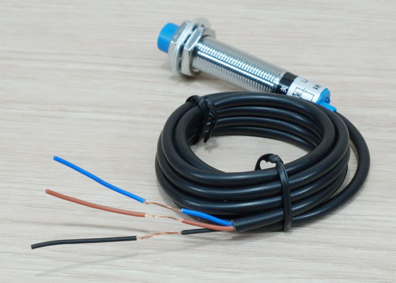 LJ12A3-4-Z/BX (NPN, NO ระยะ 4mm) 6-36V DC Inductive Proximity Sensor