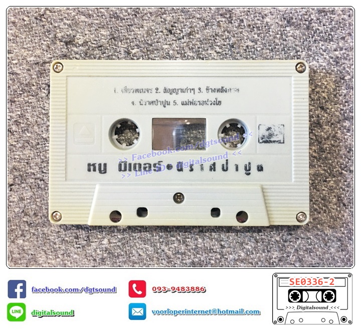 เทปคาสเซ็ท หนู มิเตอร์ อัลบั้ม นิราศป่าปูน