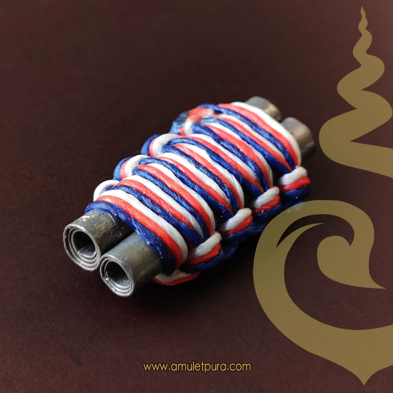 ตะกรุดแฝด (แม่ทัพแห่งเสน่ห์ล้วน) ญาท่านโทน วัดพับ จ.อุบลราชธานี (มีโค้ดและหมายเลขกำกับ)