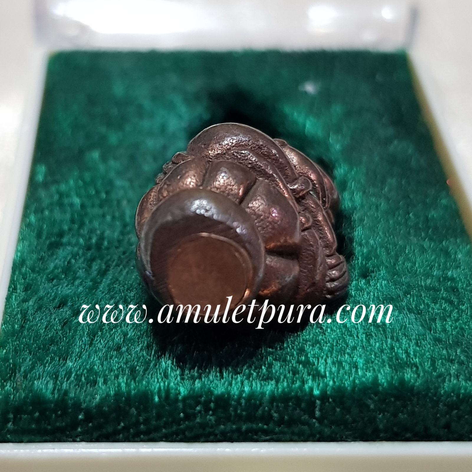 พระพิฆเนศ(ทองแดงอุดกริ่ง)รุ่นสมปรารถนา ปี55 หลวงพ่อเอิบ วัดซุ้มกระต่าย จ.ชัยนาท(ตอกโค้ด หมายเลข๒๔๘)