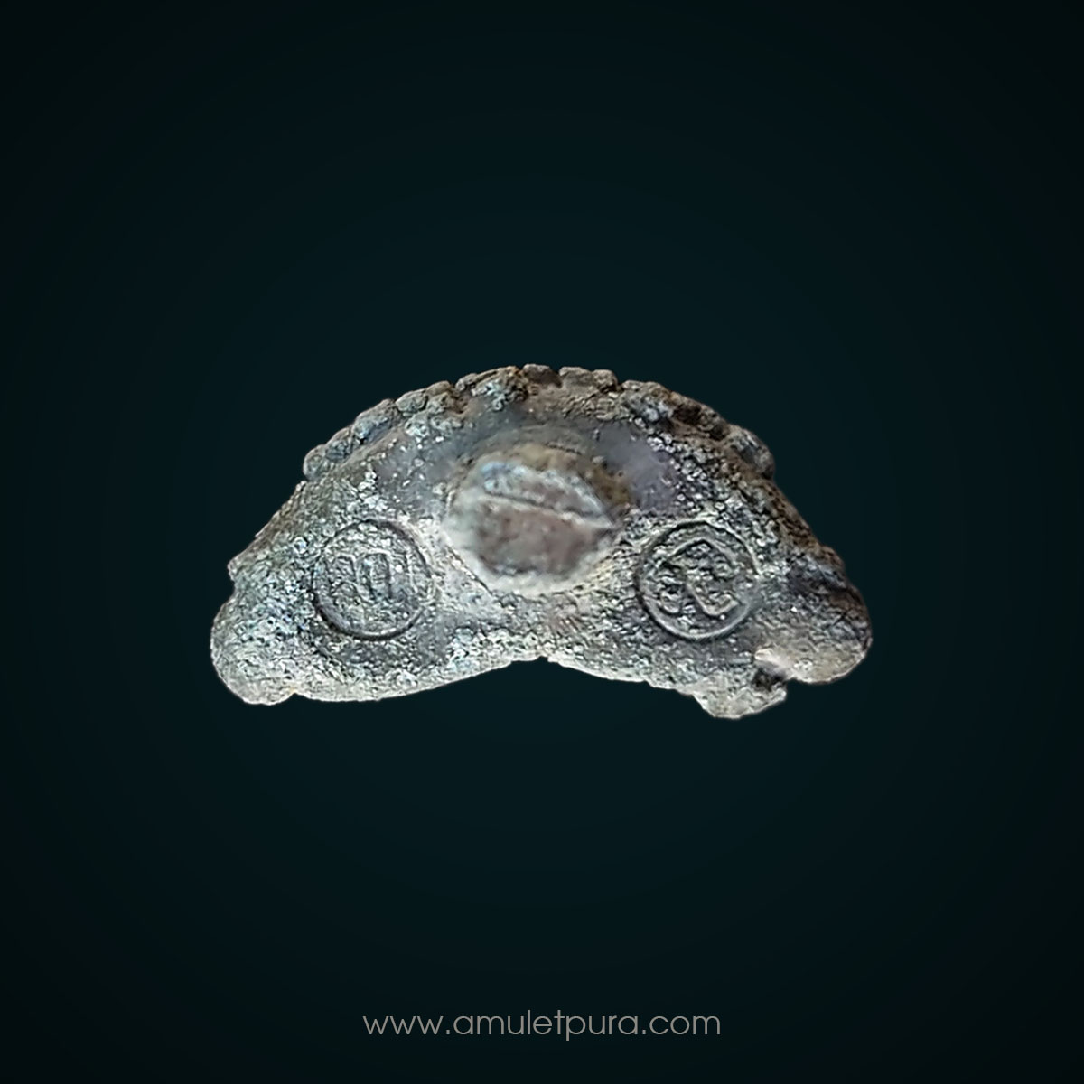 พระยอดธงปริสุทฺโธ เนื้อตะกั่วเถื่อน รุ่น 5 ท้ายิง ปี40 หลวงพ่อคูณ วัดบ้านไร่ จ.นครราชสีมา (มีโค้ด)