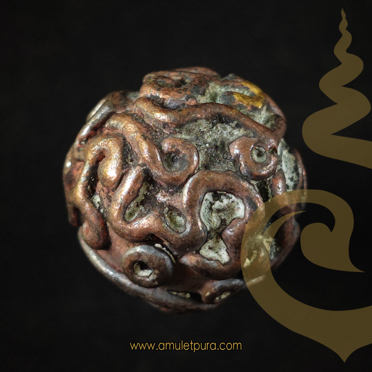 เม็ดกระสุนคตเนื้อโลหะ (เนื้อมหาชนวน) รุ่นแรก ปี65 พ่อท่านอิ่ม 105 ปี วัดทุ่งนาใหม่ จ.นครศรีธรรมราช สร้างโดยอาจารย์เณรดอยเมืองตรัง (มีโค้ด หมายเลข 460)