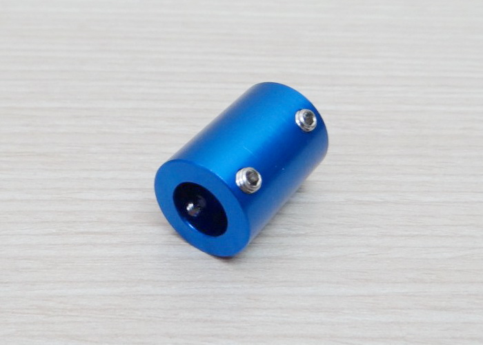 10 x 10 mm Rigid Top Wire Coupling D18 L25 mm (สีน้ำเงิน)