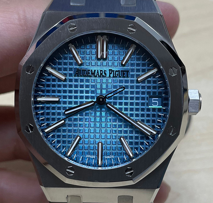 AP 15510BC ZF SMOKED BLUE DIAL