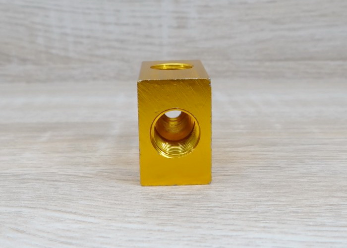 Fixed Block for Mist Coolant System รู 3 ทาง - หัวเกลียว 1/4BSP (12.5mm)