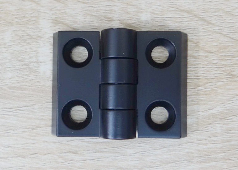บานพับ Zinc Alloy Hinge for Alu-Profile 3030 ระยะรู 30x23 mm (สีดำ)