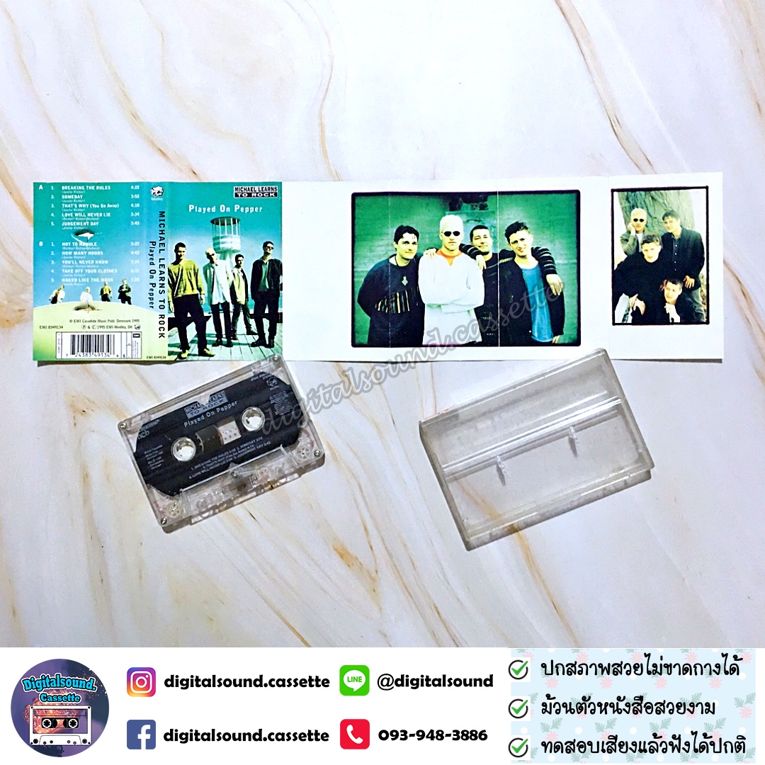 เทปคาสเซ็ท michael learns to rock อัลบั้ม played on pepper