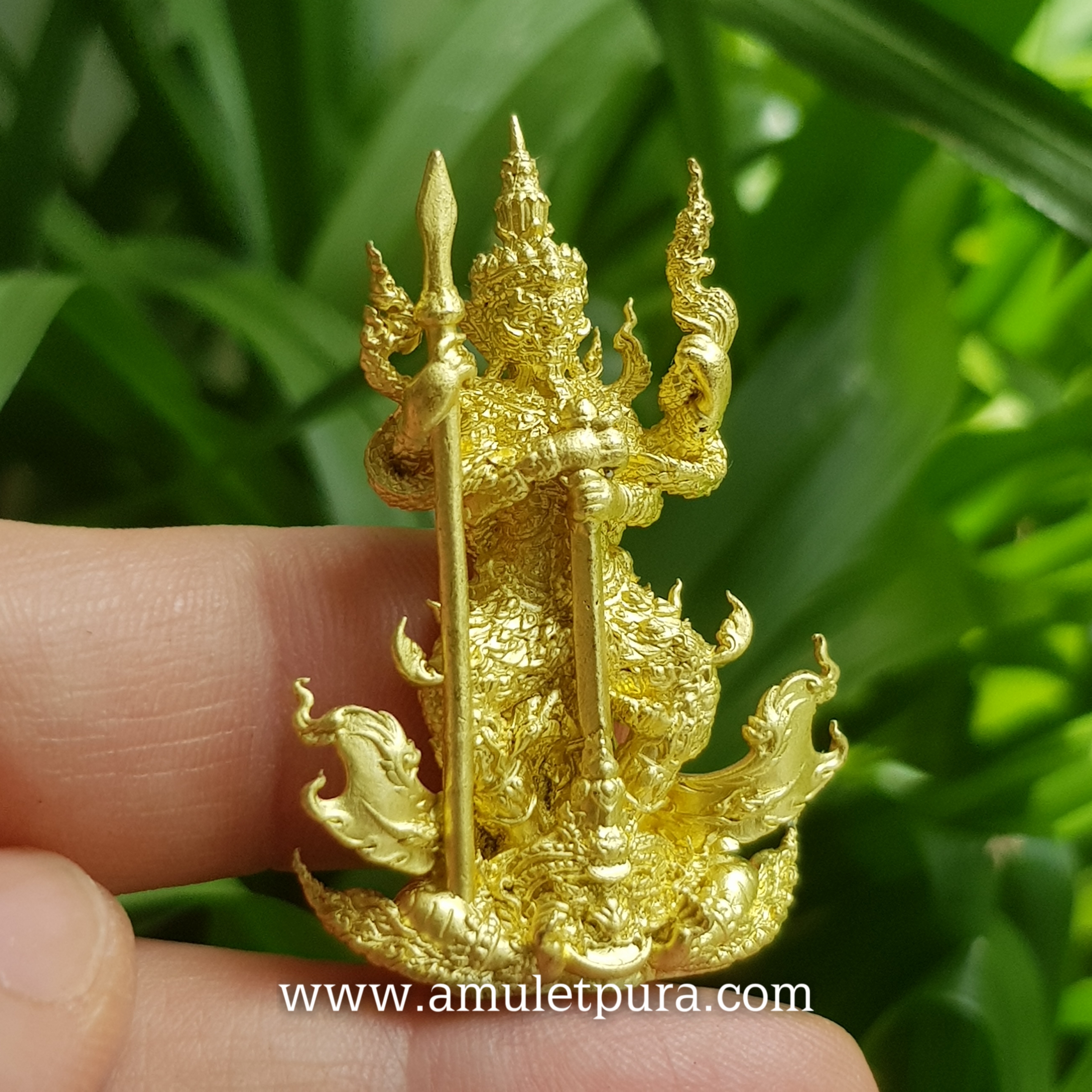 ท้าวเวสสุวรรณ รุ่นมหาอำนาจ (กรรมการ ทองระฆังโบราณยิงทราย) ปี63 หลวงปู่พวง วัดเทพนรสิงห์ จ.บุรีรัมย์ (มีโค้ด หมายเลข117)