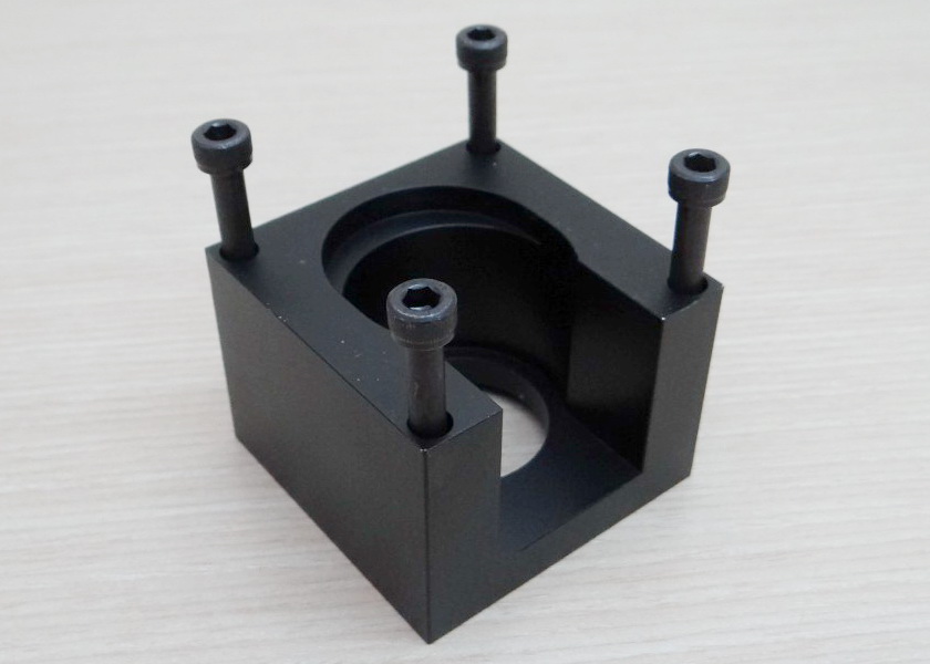 Nema23 (Black) Aluminium Base Mounting Stepper Motor Bracket + Screw