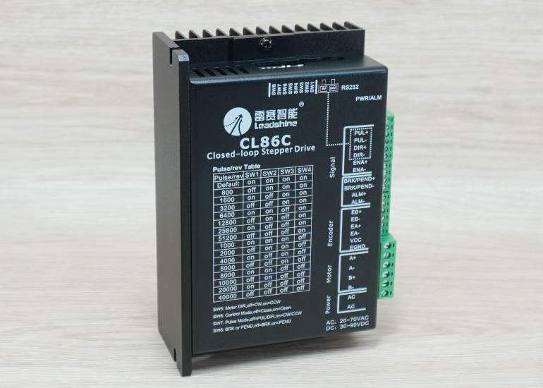 86CME85 Closed Loop Stepper Motor (Nema 34) แรงบิด 8.5N.m 6A Shaft 14mm + CL86C Driver