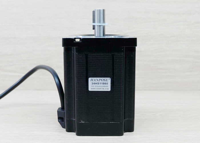 HANPOSE - Stepper Motor (Nema34) แรงบิด 8N.m 6A Shaft 14mm (86HS118)