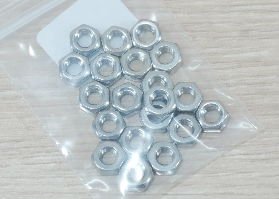 Hex Nuts M4x0.7mm Stainless Steel 304 (20ตัว/ถุง)