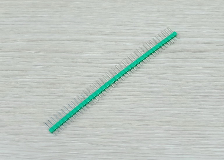 Pin Header - Green ตัวผู้ขาสั้น 2.54 mm แถว 40 Pin (แพ็ค 20 แถว)