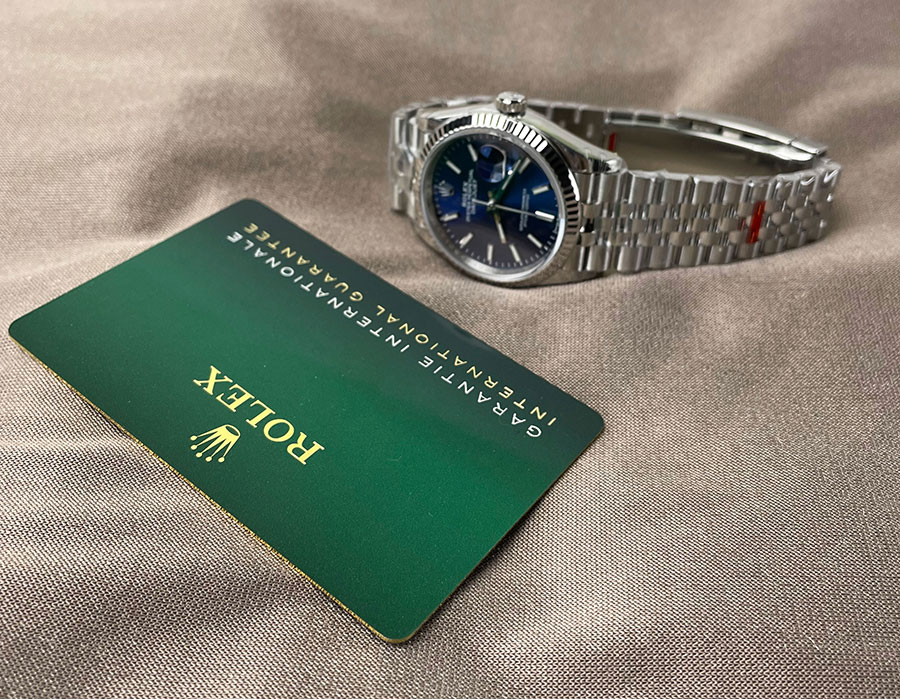 ROLEX DATEJUST 36 BLUE (VSF)