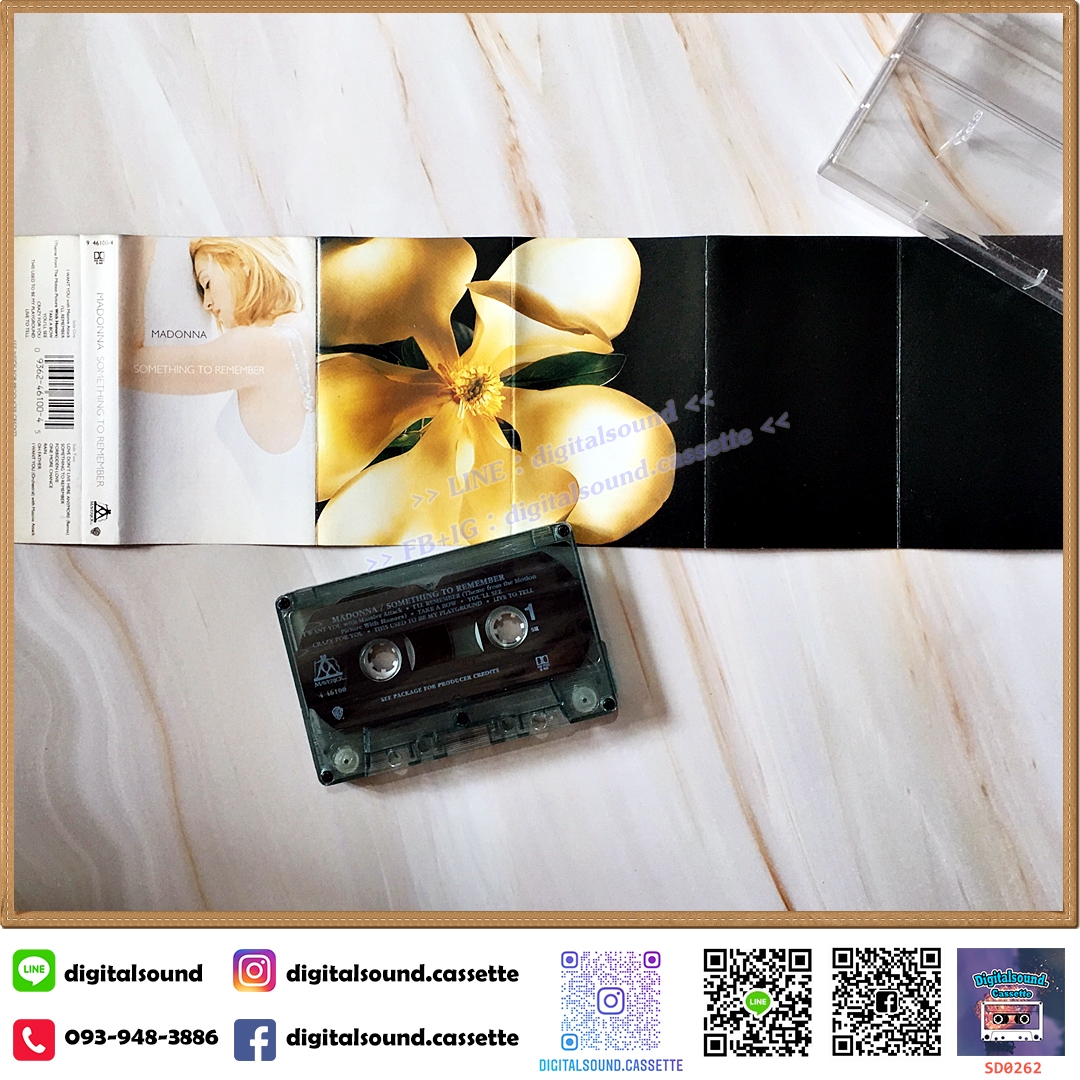 เทปคาสเซ็ท ตลับเทป MADONNA อัลบั้ม something to remember