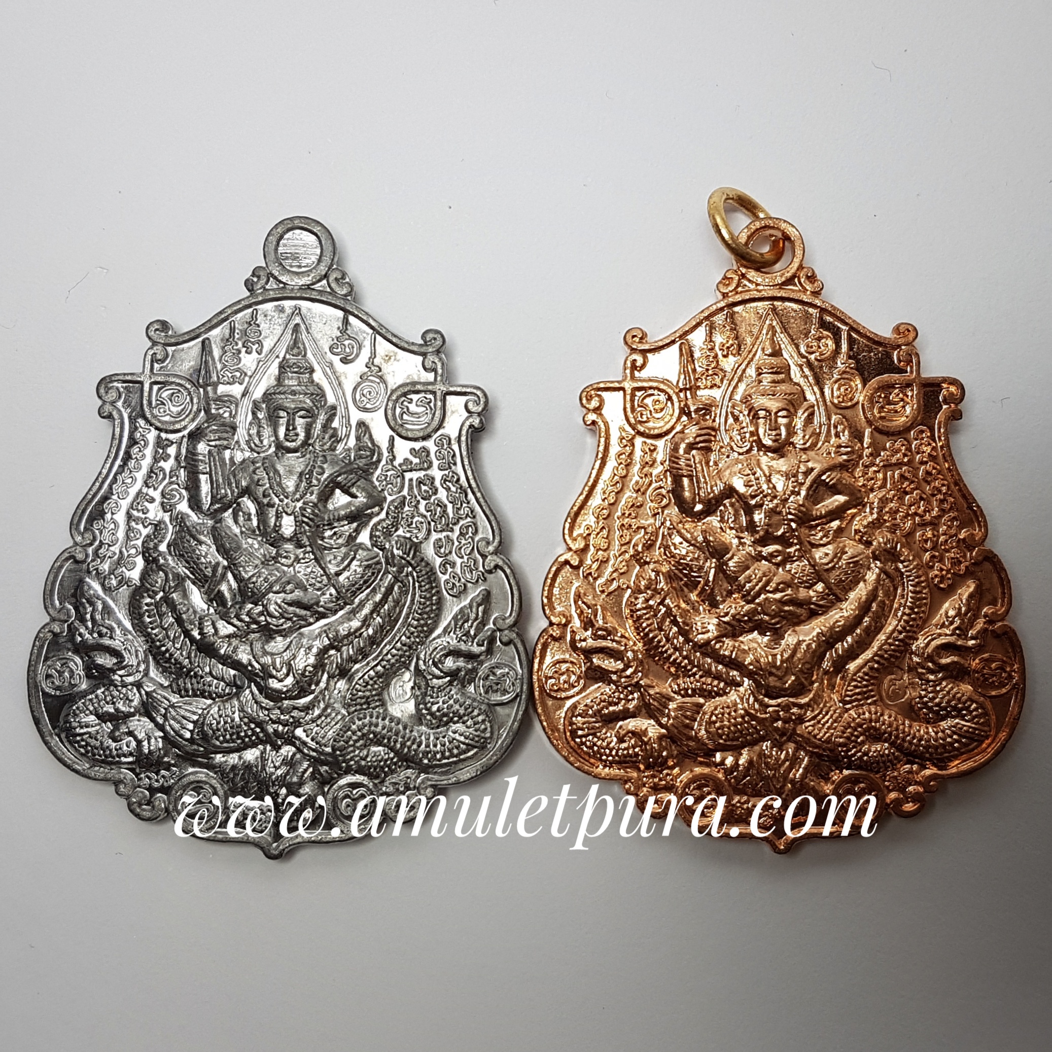 เหรียญนารายณ์ทรงครุฑ(ตะกั่ว)รุ่นบรมครู51 ปี51 หลวงปู่นอง วัดวังศรีทอง จ. สระแก้ว(มีโค้ด และหมายเลขกำกับ)