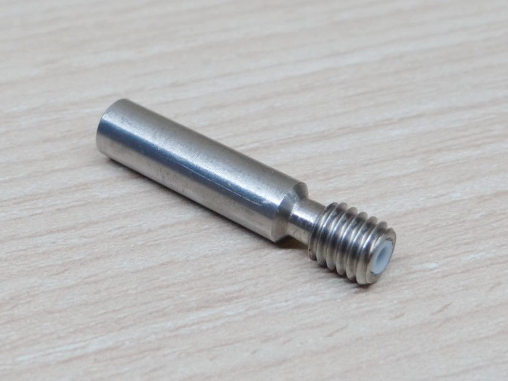 MK8 Long M6 Throat Tube 6*30mm Stainless Steel with Teflon Tube 1.75mm Filament