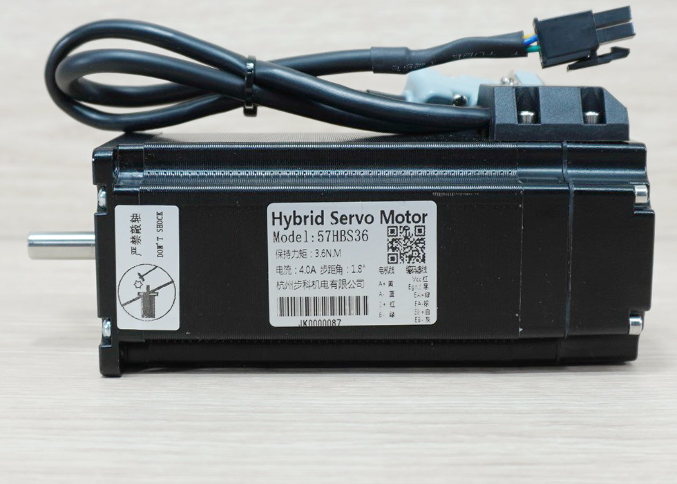 Hybrid Closed-Loop Stepper Motor (Nema23) 57HBS36 แรงบิด 3.6N.m 4A Shaft 8mm + HBS57 Driver