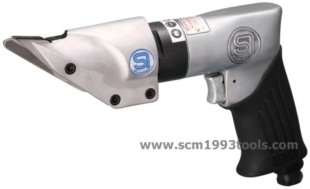 Shinano รุ่น SI-4500 กรรไกรลมตัดเหล็กแผ่น SHEET METAL SHEAR ตัดเหล็ก 1.6 mm.