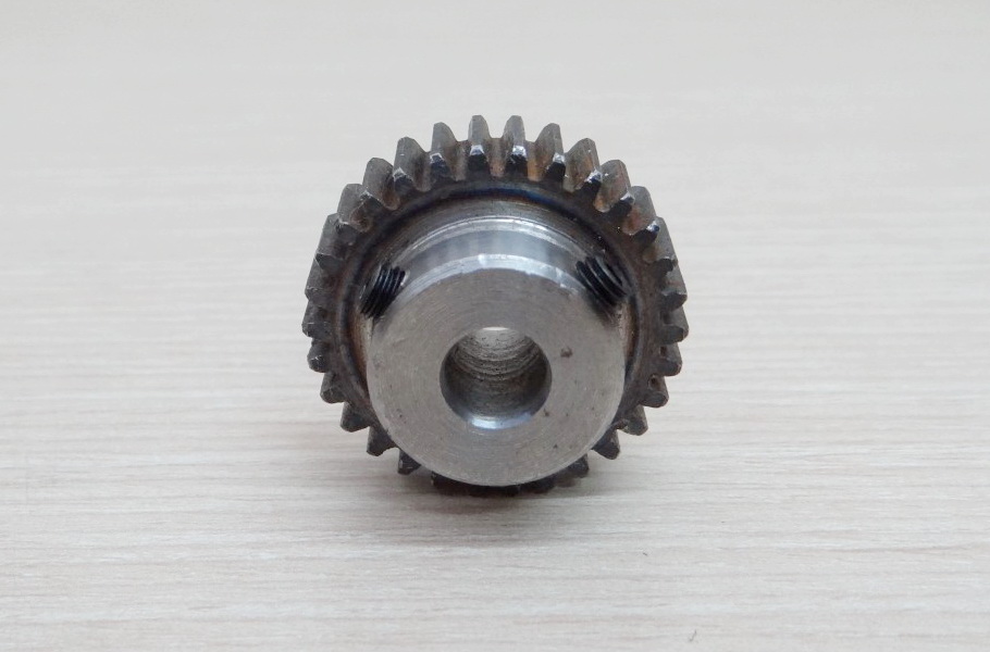 Spur Gear Pinion 1.0 Mod 30Teeth Bore 12.7mm (straight teeth - เฟืองตรง)