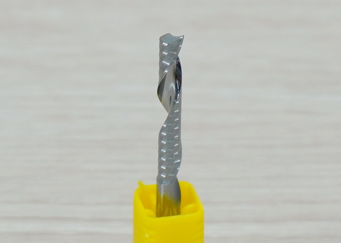 Wood/Acrylic - 4x4x25mm Single Flute Bit Carbide End Mill (SHKxCEDxCEL) เกรด 3A