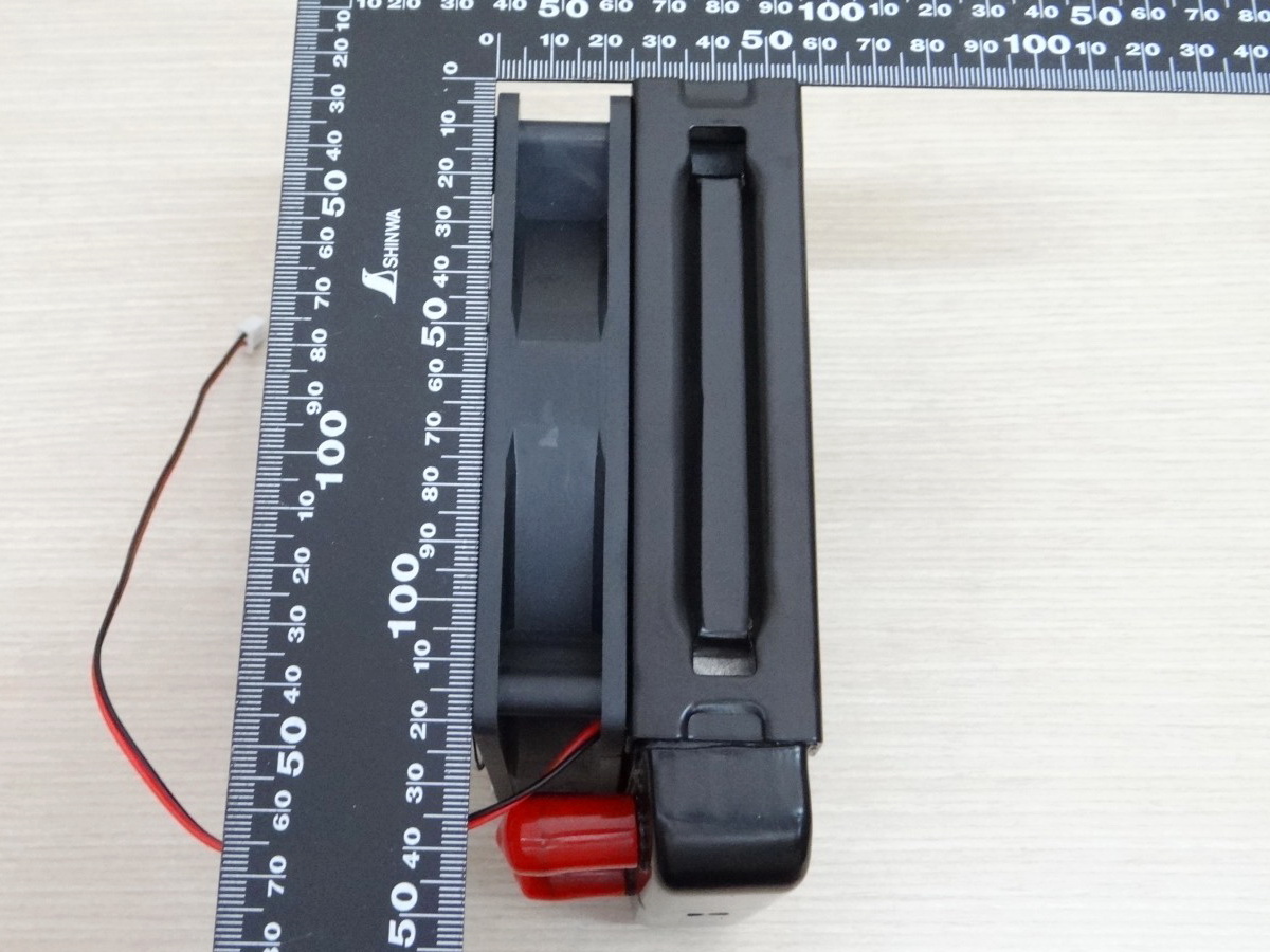 120mm Aluminum Radiator Water Cooling 10 Tube Heat Exchanger (หัวจุก 10mm) + 1 Fan 12V DC