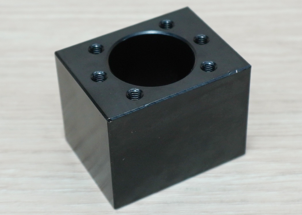 Carbon Steel 45 Black Ballscrew Nut Housing 28mm fit for SFU 16mm - 40 x 52 x 40 mm