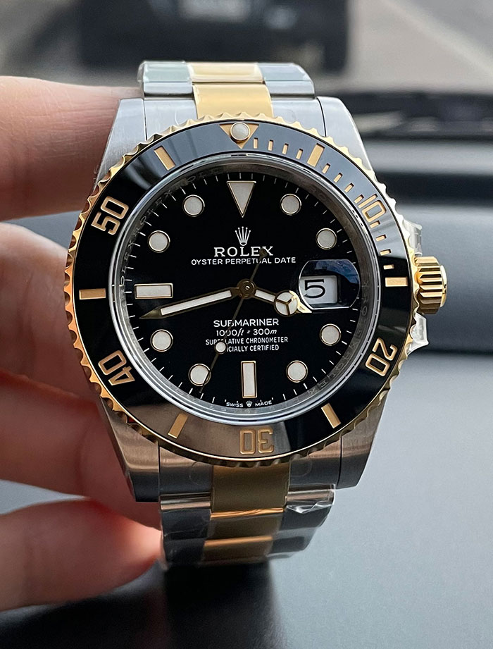 ROLEX SUBMARINER TWO TONE BLACK VSF