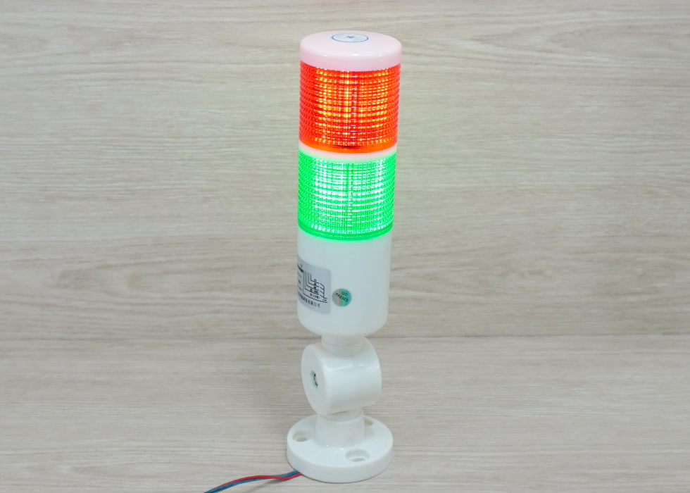 LED 12-24V DC (BEM-X-50-2K-D) Stack Alarm LED Indicator Lamp (Red, Green, มีเสียง กระพริบ)