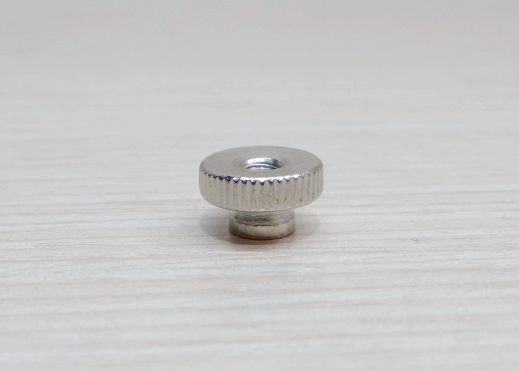 M3 knurled Nut (Nickel-plated)