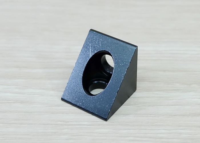Black Angle Corner Connector