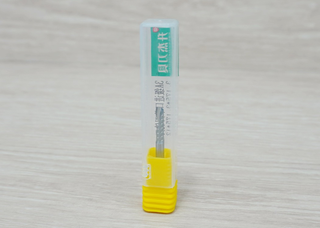 Wood/Acrylic - 3.175x3.175x12mm Single Flute Bit Carbide End Mill (SHKxCEDxCEL) เกรด 3A