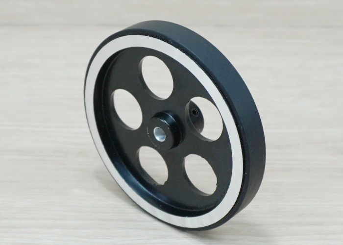 Aluminum Alloy Meter Wheel Circumference 300mm Holes 6mm