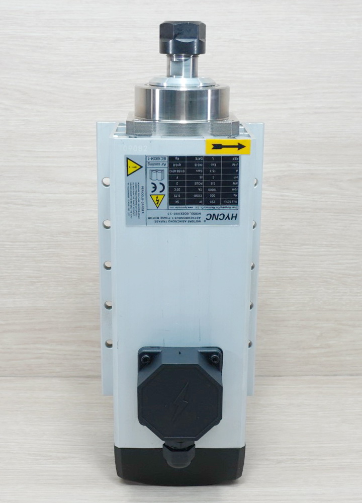 3.5KW 220V ER20 Air Cooled Spindle Motor (GDZ93X82-3.5) Junction Box